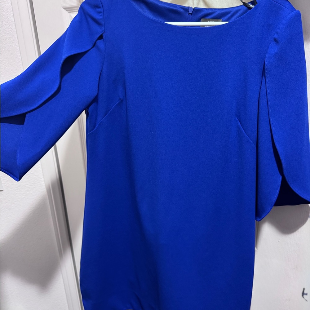 Vince Camuto Royal Blue Long Sleeve Dress